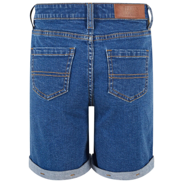 Urban Classics Meisjes bio stretch denim 5 zakken shorts UTTN434_clearbluewashed large