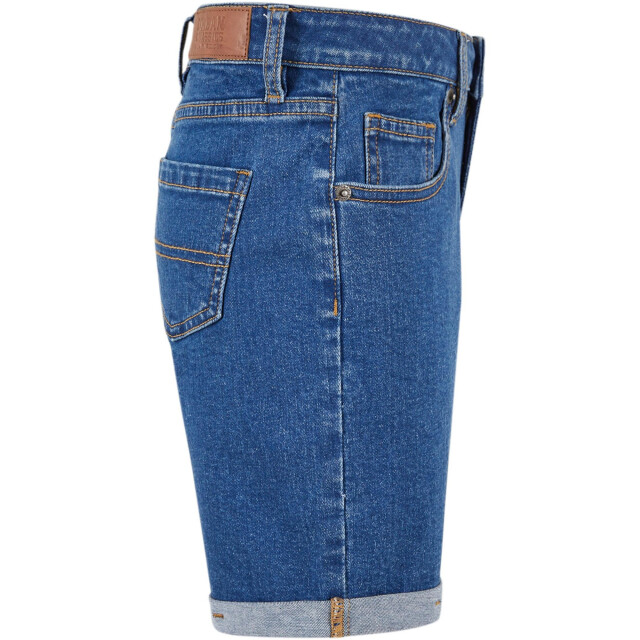 Urban Classics Meisjes bio stretch denim 5 zakken shorts UTTN434_clearbluewashed large
