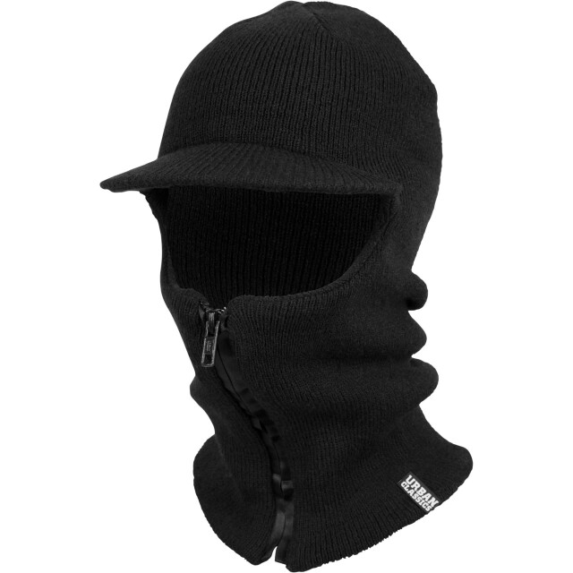 Urban Classics Logo balaclava met rits UTTN435_black large
