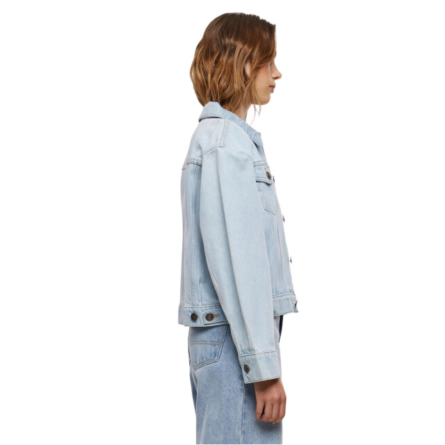 Urban Classics Dames 80s oversized denim jas UTTN436_newlightbluewashed large