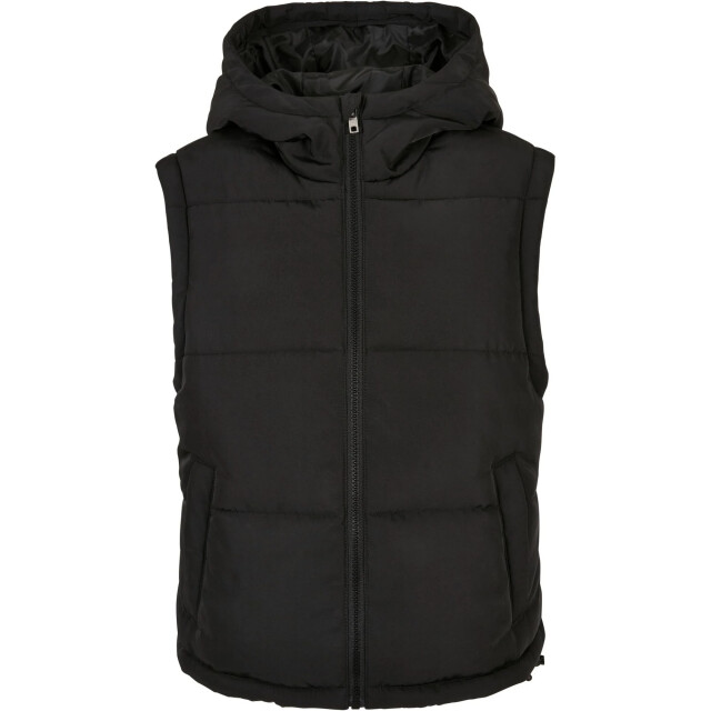 Urban Classics Dames gewatteerd twill gerecycled gilet UTTN438_black large