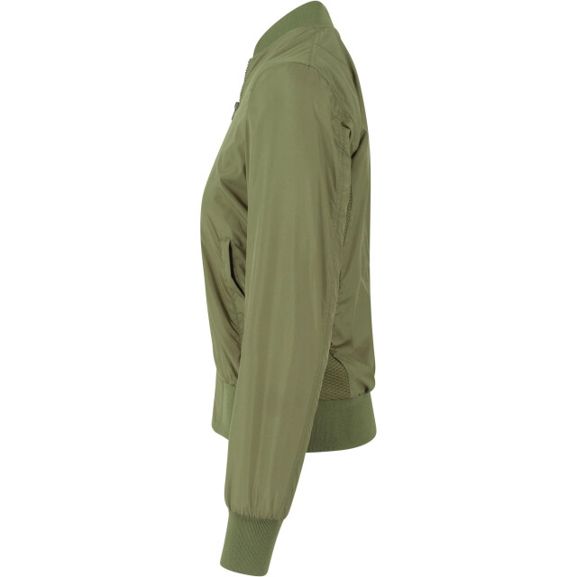 Urban Classics Dames lights bomberjack UTTN190_olive large