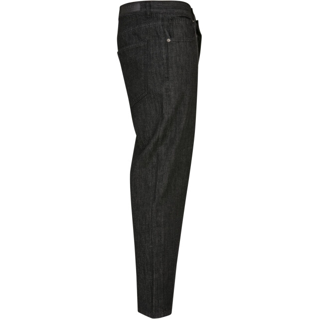 Urban Classics Heren cropped tapered jeans UTTN444_realblackwashed large