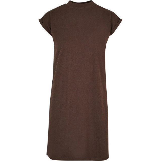 Urban Classics Dames schildpad jurk met verlengde schouder UTTN175_brown large