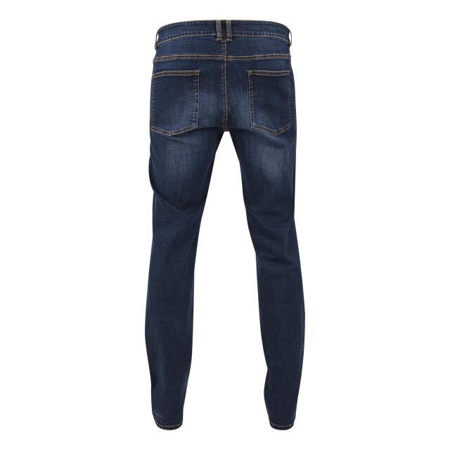 Urban Classics Heren denim stretch jeans UTTN177_darkblue large