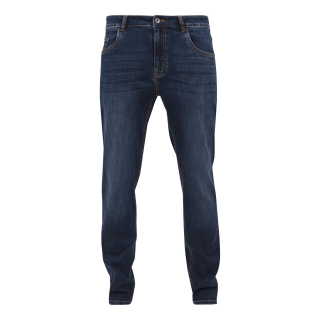 Urban Classics Heren denim stretch jeans UTTN177_darkblue large