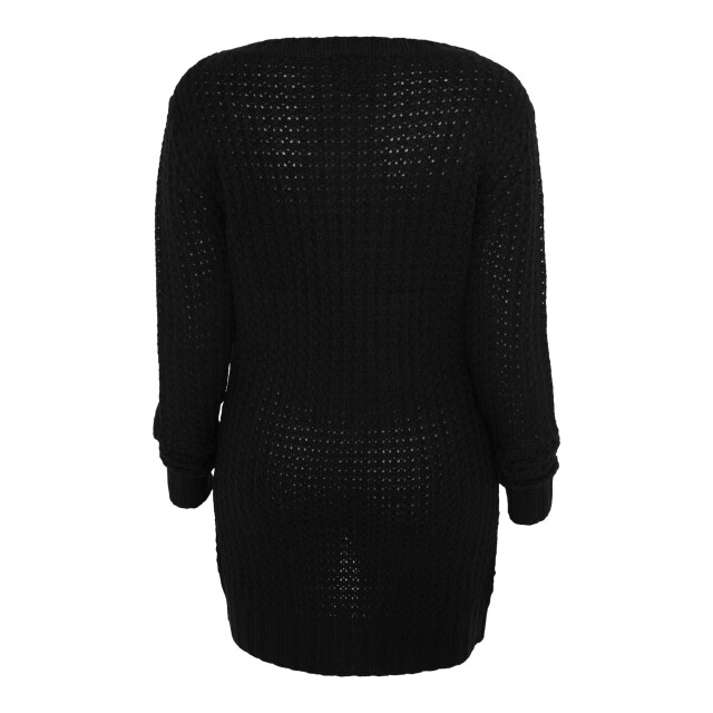 Urban Classics Dames wijde hals lange jumpsuit UTTN178_black large