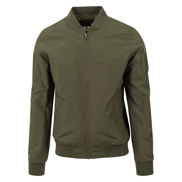 Urban Classics Lichtgewicht bomberjack heren UTTN179_darkolive large