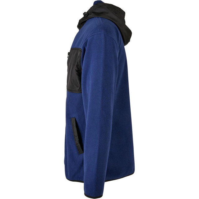 Urban Classics Heren microfleece capuchonjas UTTN423_spaceblue large