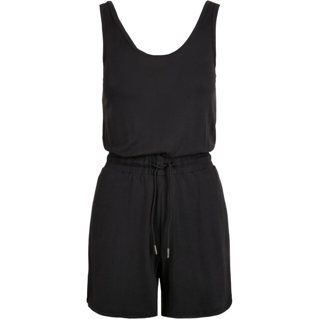 Urban Classics Dames kort modal mouwloos jumpsuit UTTN427_black large