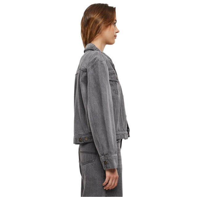 Urban Classics Dames 80s oversized denim jas UTTN436_newgreywashed large