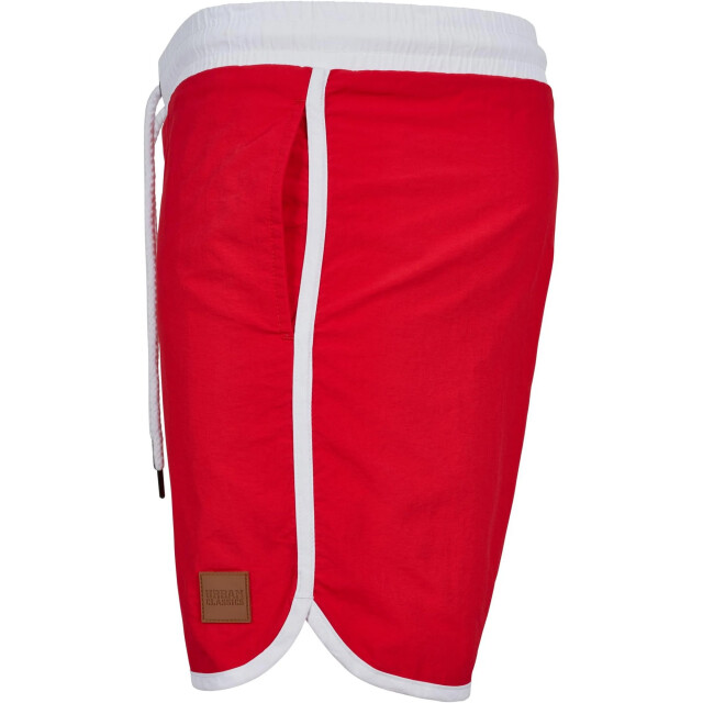 Urban Classics Heren retro zwemshort UTTN173_fireredwhite large