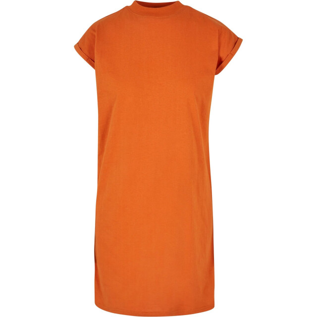 Urban Classics Dames schildpad jurk met verlengde schouder UTTN175_vintageorange large