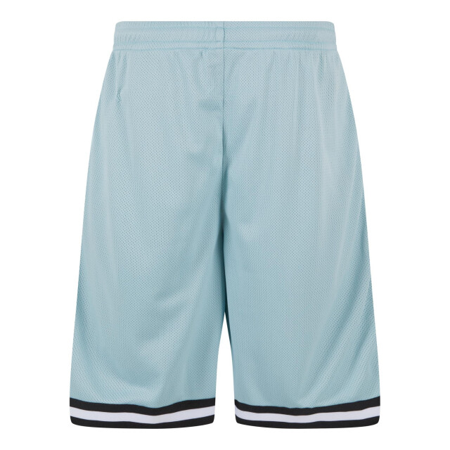 Urban Classics Heren mesh streep shorts UTTN170_oceanblueblackwhite large