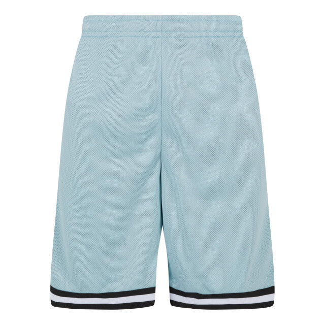 Urban Classics Heren mesh streep shorts UTTN170_oceanblueblackwhite large