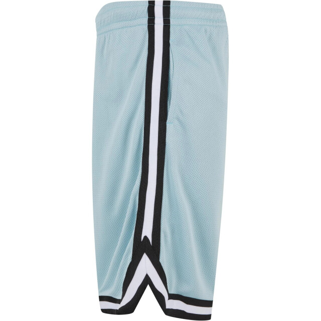 Urban Classics Heren mesh streep shorts UTTN170_oceanblueblackwhite large