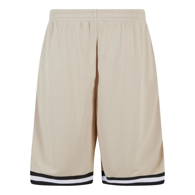 Urban Classics Heren mesh streep shorts UTTN170_softseagrassblackwhite large