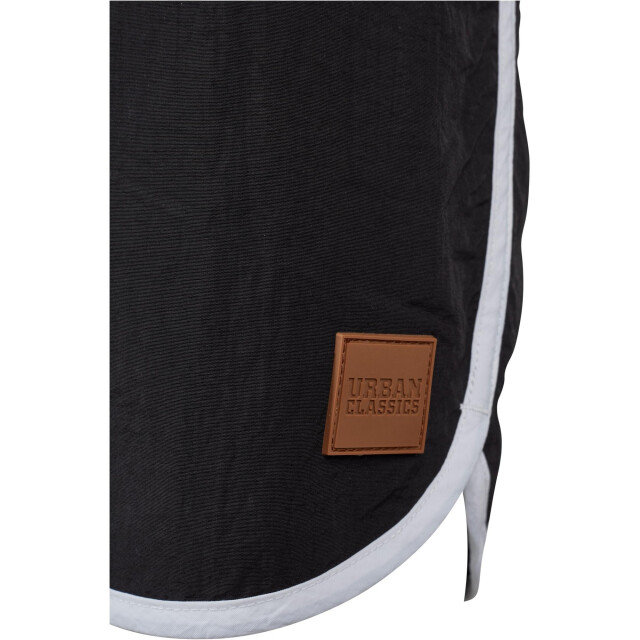 Urban Classics Heren retro zwemshort UTTN173_blackwhite large