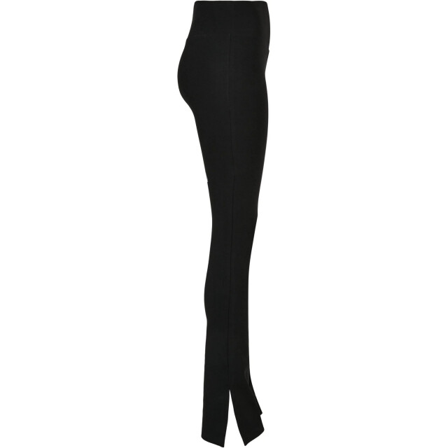 Urban Classics Dames zijsplit legging met hoge taille UTTN403_black large