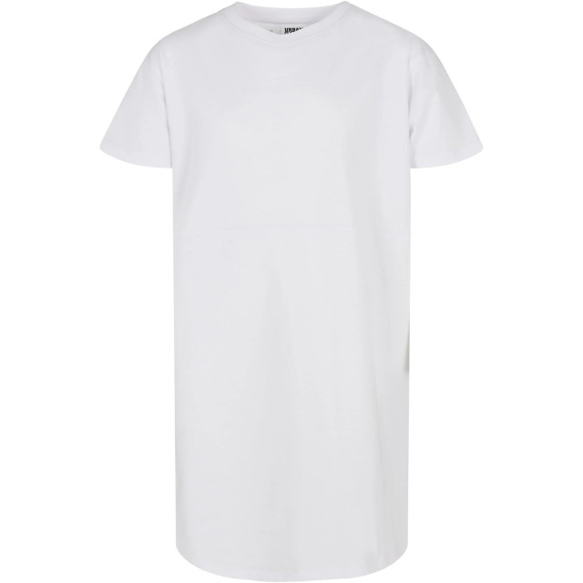 Urban Classics Meisjes bio oversized t-shirt jurk UTTN407_white large