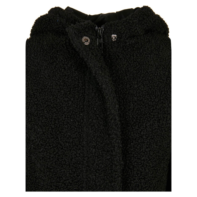 Urban Classics Korte meisjes sherpa jas UTTN410_black large