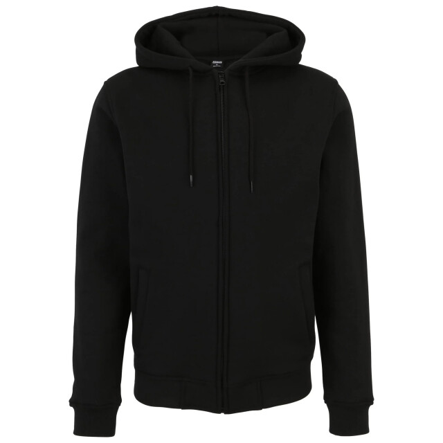 Urban Classics Heren tweekleurige zip hoodie UTTN413_blackblack large