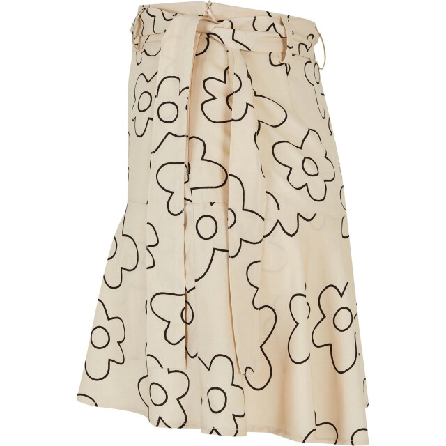 Urban Classics Dames bloem mini skort UTTN1700_softseagrass large