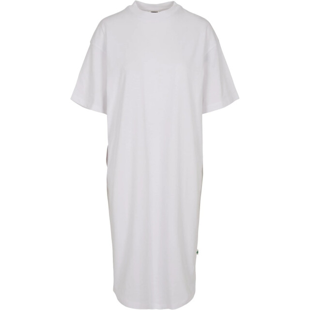Urban Classics Dames lang organisch oversized t-shirt jurk UTTN392_white large