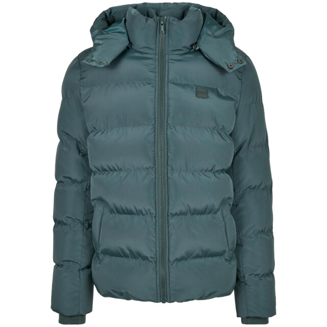Urban Classics Heren pufferjas met capuchon UTTN411_bottlegreen large
