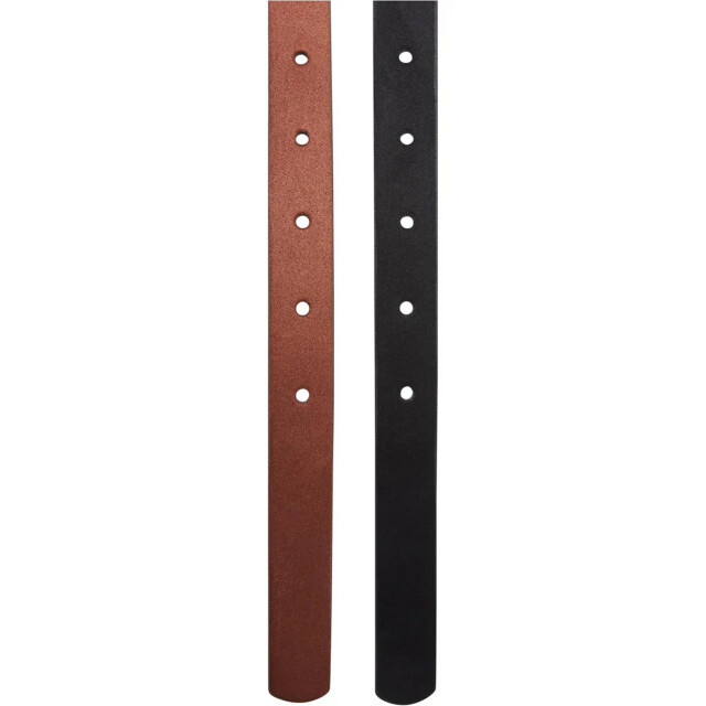 Urban Classics Dames grote faux lederen gesp riem (set van 2) UTTN1703_blackgoldsilver large