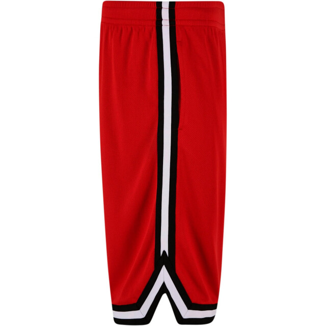 Urban Classics Heren mesh streep shorts UTTN170_cityredblackwhite large