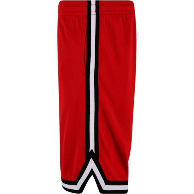 Urban Classics Heren mesh streep shorts UTTN170_cityredblackwhite large