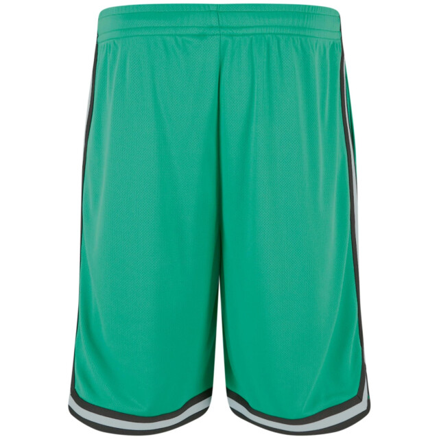 Urban Classics Heren mesh streep shorts UTTN170_ferngreenblackwhite large