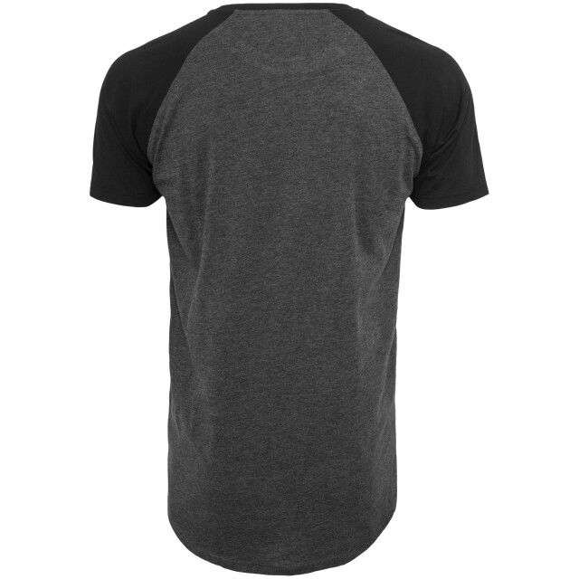 Urban Classics Heren lang gevormd raglan t-shirt UTTN405_charcoalblack large