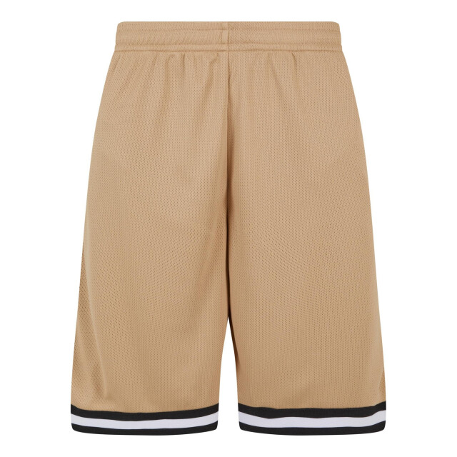 Urban Classics Heren mesh streep shorts UTTN170_unionbeigeblackwhite large