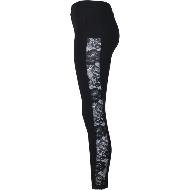 Urban Classics Dames legging gestreept UTTN386_black large