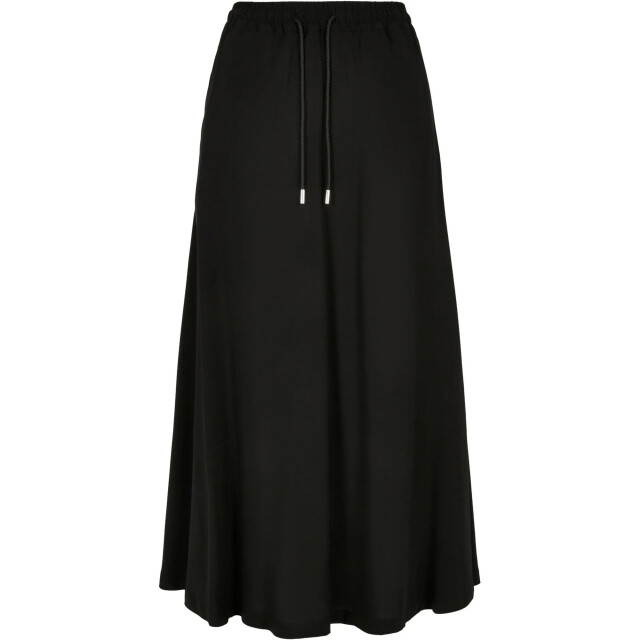 Urban Classics Dames viscose midi rok UTTN1687_black large