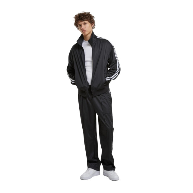Urban Classics Heren retro tricot track jacket UTTN1693_black large