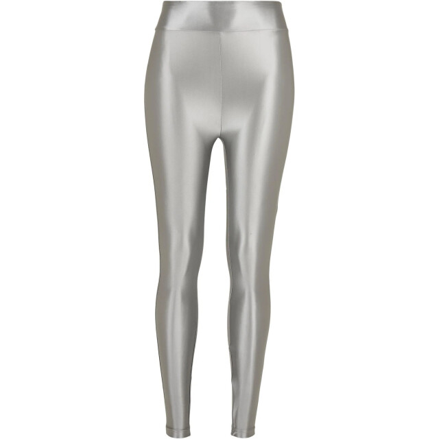 Urban Classics Dames metallic glimmende legging met hoge taille UTTN412_darksilver large
