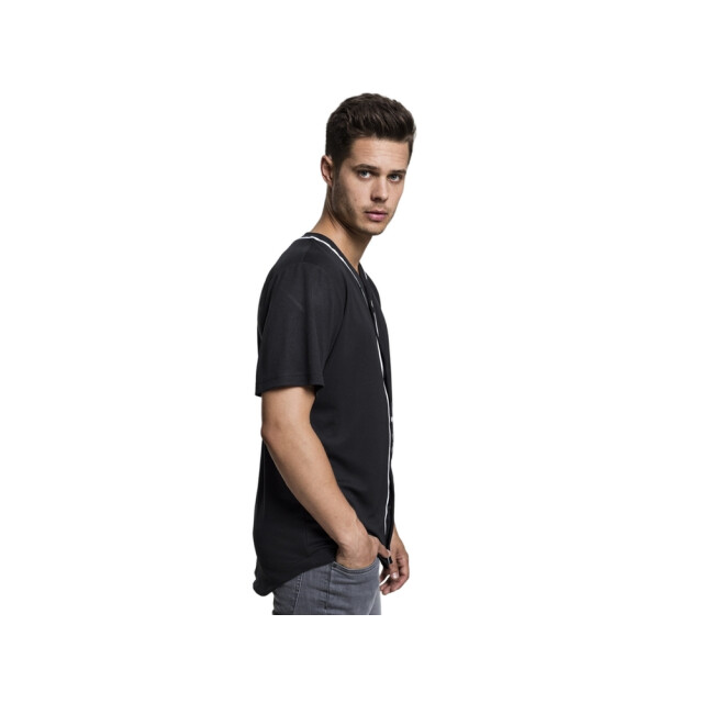 Urban Classics Heren mesh baseball jersey UTTN376_blackwhite large