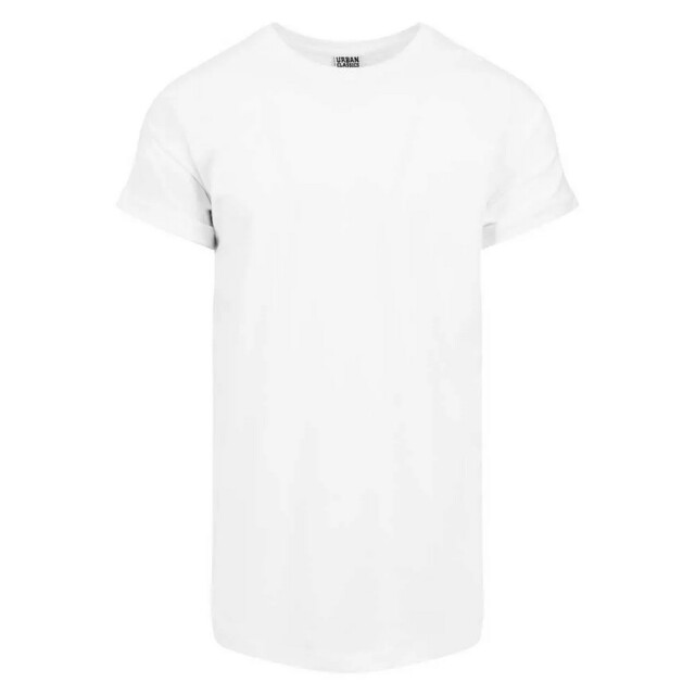 Urban Classics Heren lang t-shirt met omslag UTTN417_white large