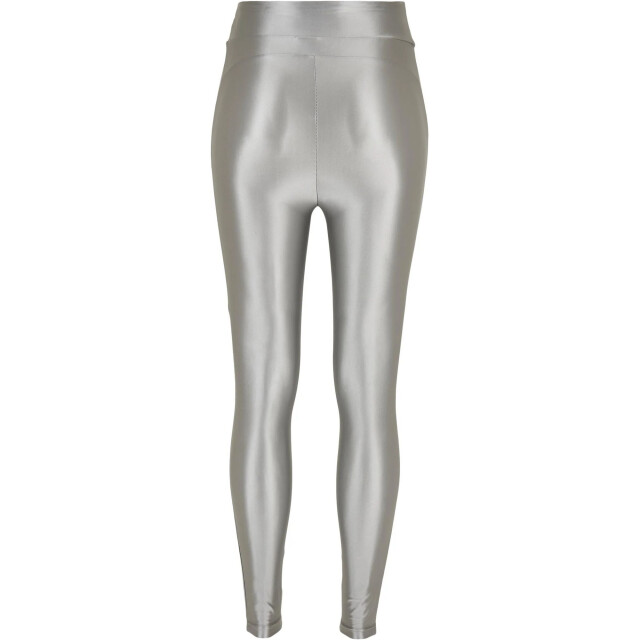 Urban Classics Dames metallic glimmende legging met hoge taille UTTN412_darksilver large