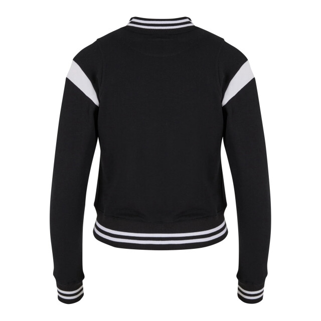 Urban Classics Dames college sweatjack UTTN381_blackwhite large