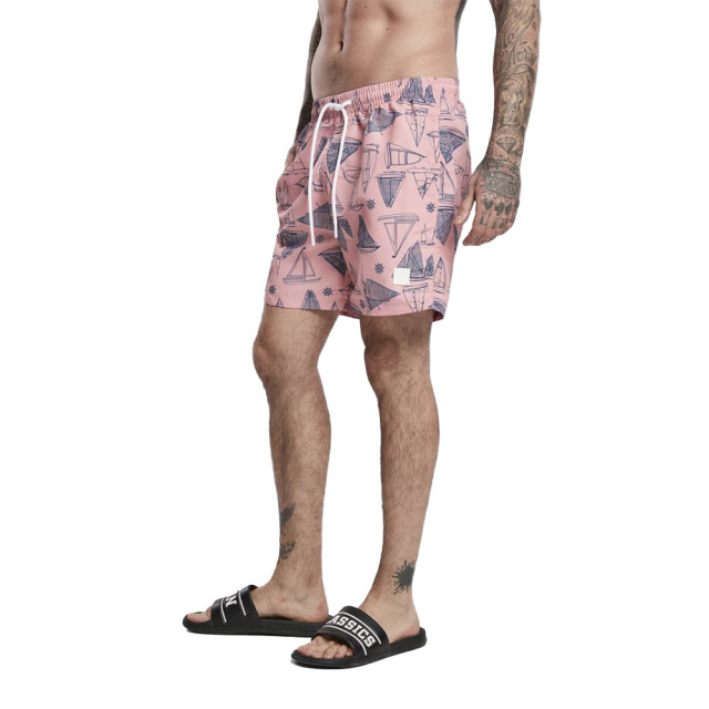 Urban Classics Heren zwemshort yacht UTTN1662_pinkblue large
