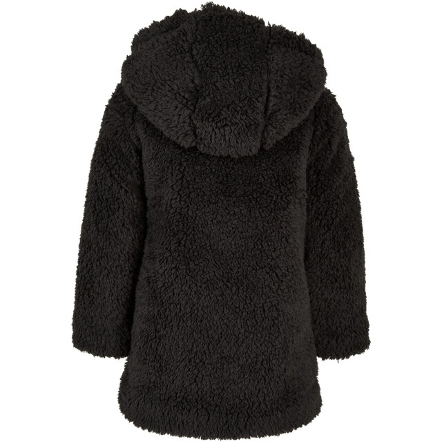 Urban Classics Sherpa jas voor meisjes UTTN362_black large