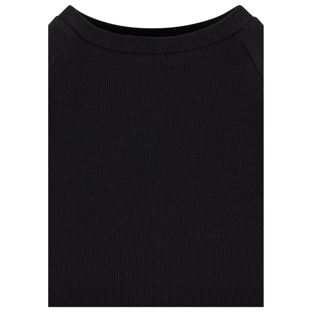 Urban Classics Dames ribbed skater dress UTTN363_black large