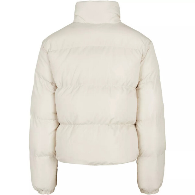 Urban Classics Dames peached kort pufferjack UTTN391_whitesand large