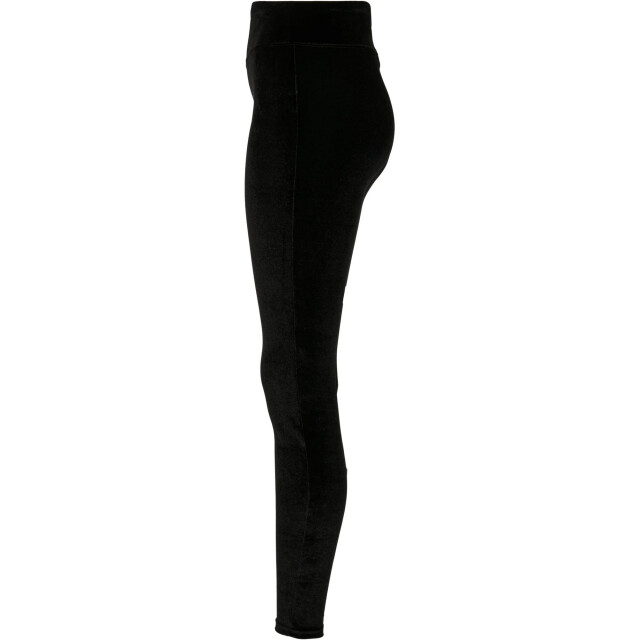 Urban Classics Dames fluwelen legging met hoge taille UTTN393_black large