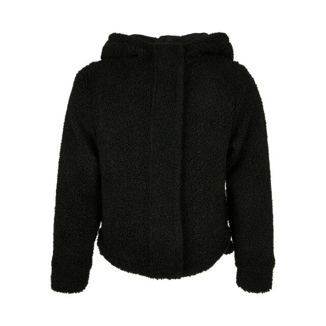 Urban Classics Korte meisjes sherpa jas UTTN410_black large