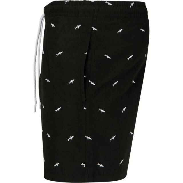 Urban Classics Heren shark zwemshort UTTN1657_blackwhite large